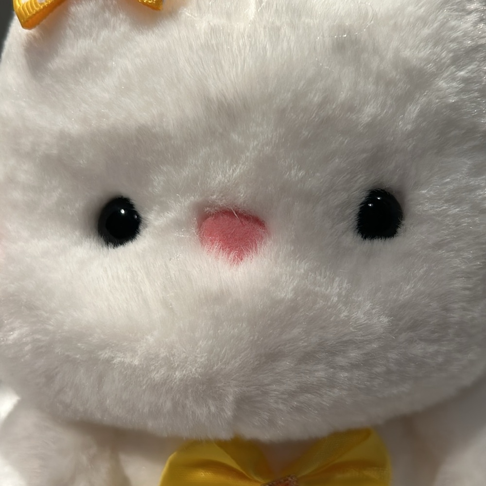 Soft bunny plush - 6 inch - white adorable - Picture 2 of 2